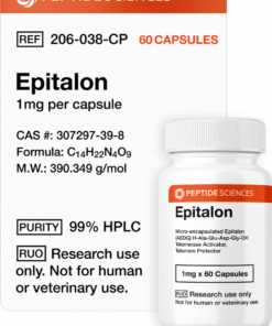 Epitalon 1mg (60 capsules) (Telomere Length)