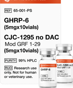 GHRP-6 (5mg x 10), CJC-1295 no DAC (5mg x 10)